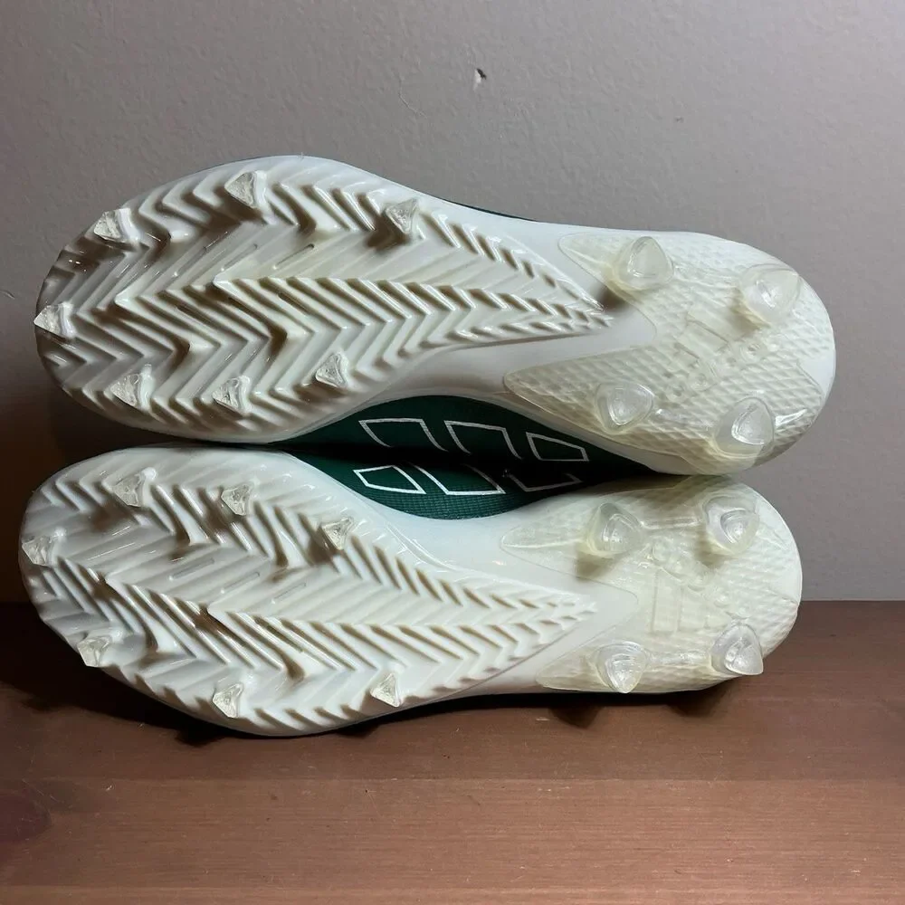 Size 12 - adidas Adizero Electric .1 Football Cleats Green/White IF1916 Mens